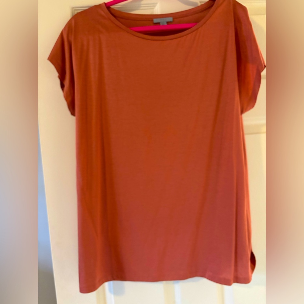 COS copper color long loose fit top, NWT